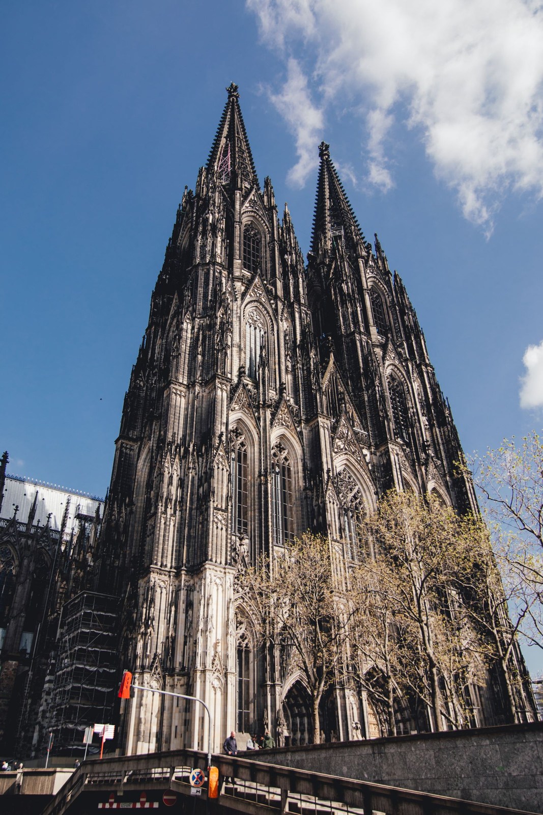Gothic towers of Cologne Cathedral