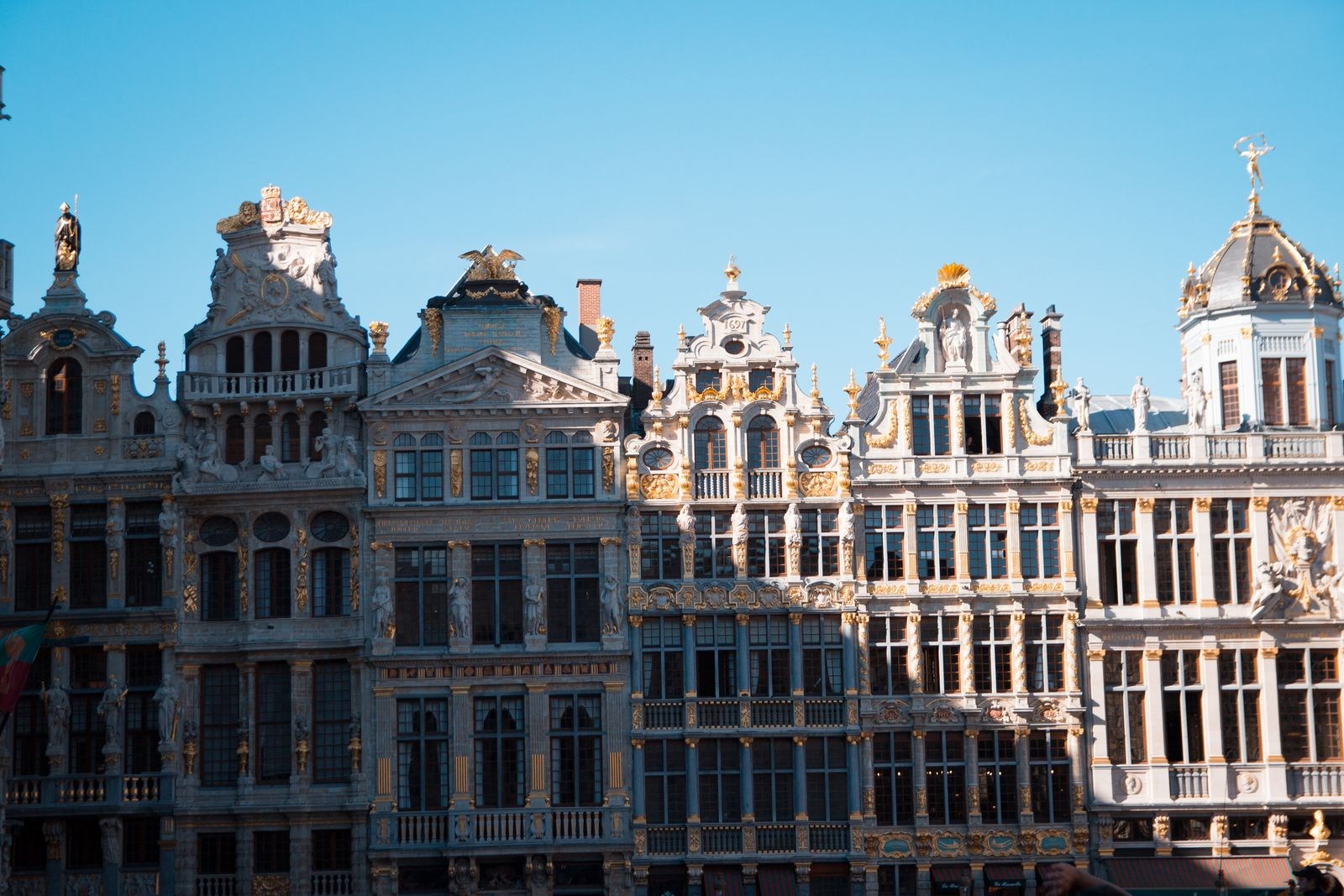 Ornate facades on Brussels Grand-Place